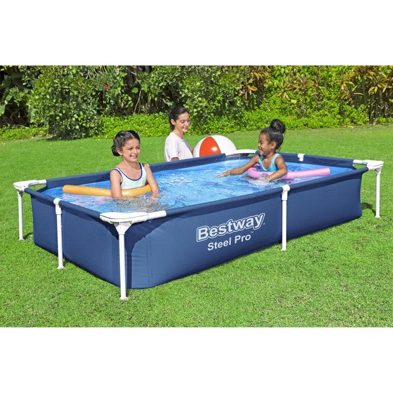 Bestway Bestway Steel Pro Rectangular Above Ground Swimming Pool Set