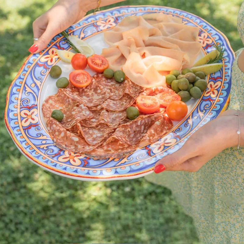 Euro Ceramica Duomo 18" Oval Platter