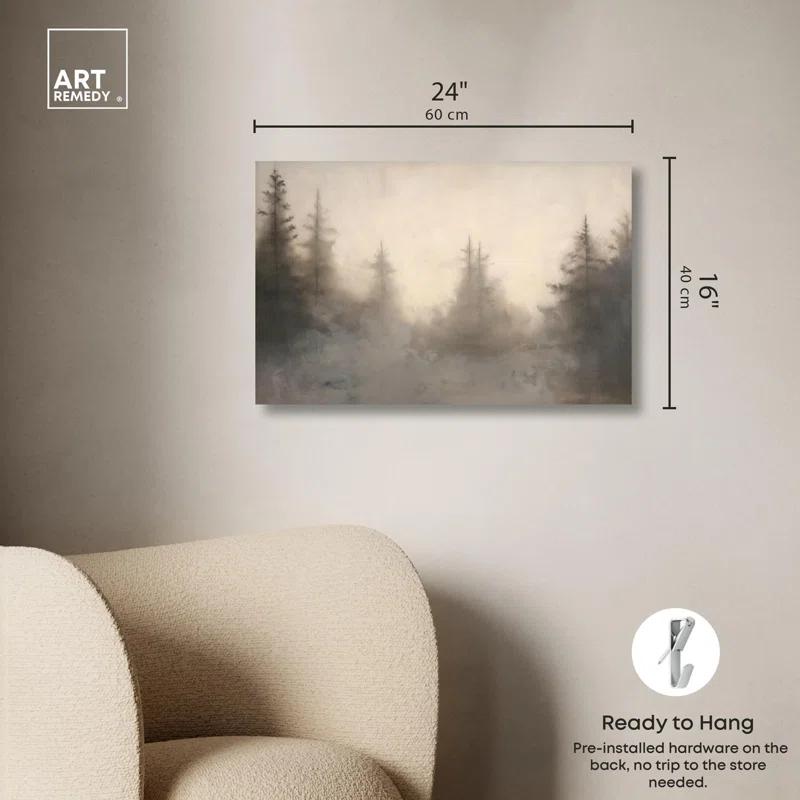 Art Remedy Forest's Breath Canvas Vintage Art Prints by Art Remedy