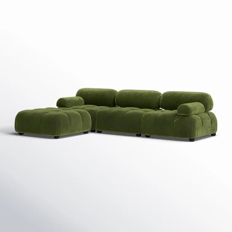 Sigma 4 - Piece Modular Upholstered Reversible L-Sectional
