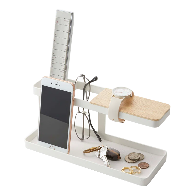 Yamazaki Home Countertop Spice Caddy, Storage And Organizer Rack, Steel, Anti-Slip Rubber Feet