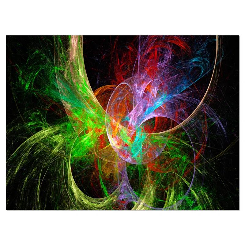 Design Art " Multi-Color Fractal Abstract Design "