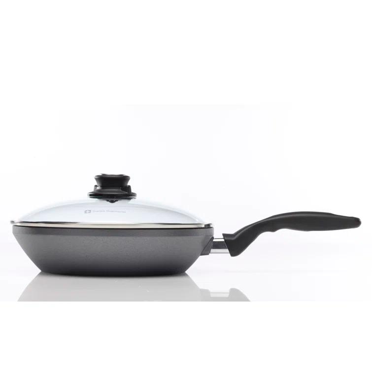 Swiss Diamond Swiss Diamond EDGE Aluminum Non-Stick Frying Pan with Lid