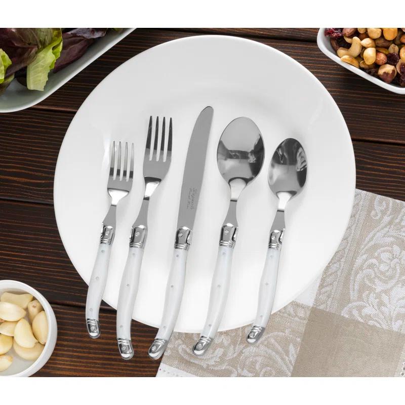 French Home French Home Laguiole 20 Piece Stainless Steel Flatware Set, Service for 4 (Set of 20)