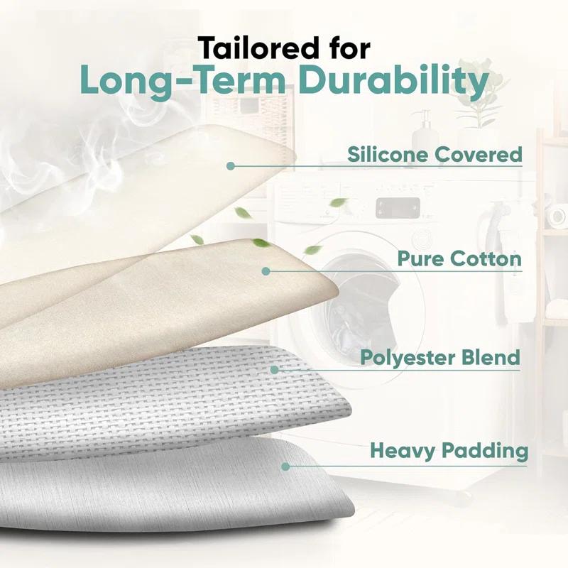 Home Intuition Cotton Ironing Board Cover