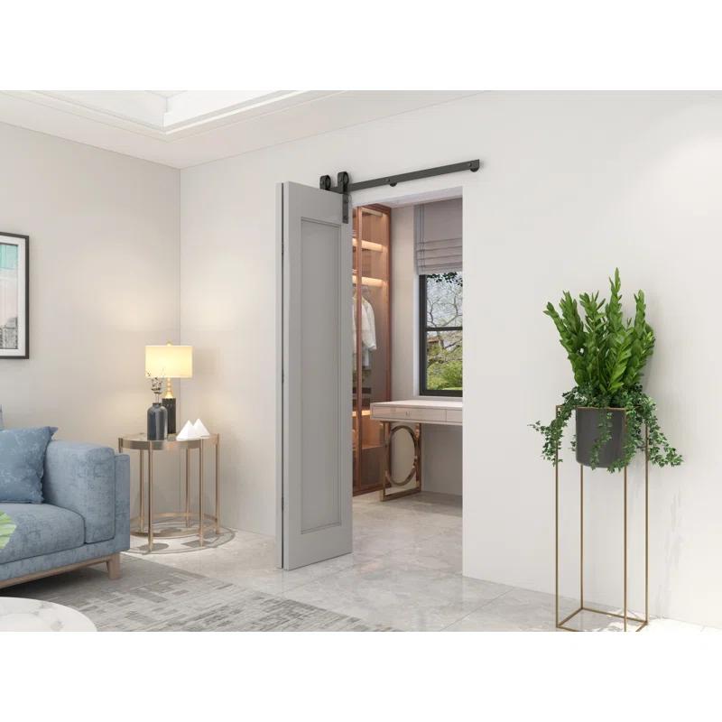 Calhome Standard Single Door Barn Door Hardware Kit