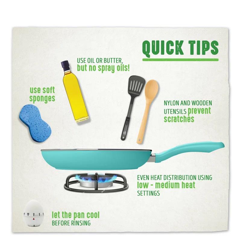 GreenLife GreenLife Soft Grip Pro 13 Piece Ceramic Non-Stick Cookware Set