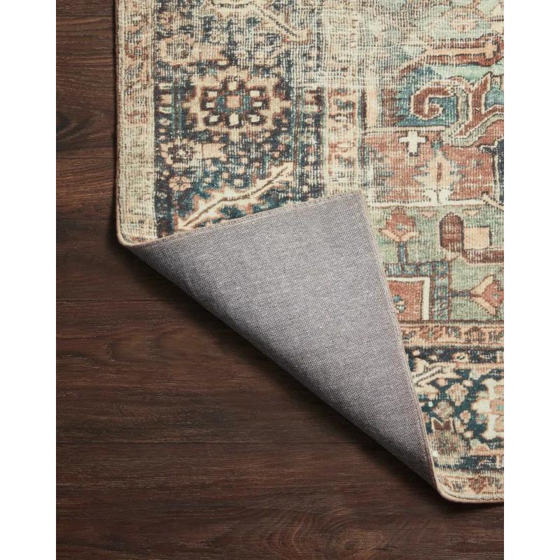 Loloi Margot Terracotta / Lagoon Area Rug feat. Cloudpile