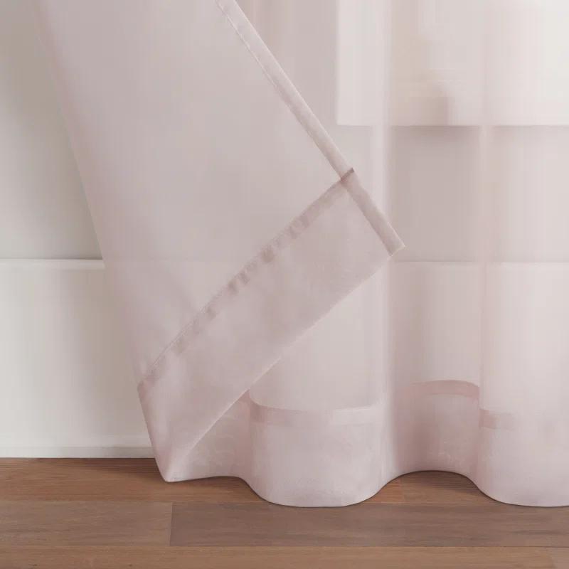 Eclipse Livia Sheer Voile Grommet Curtain Panel