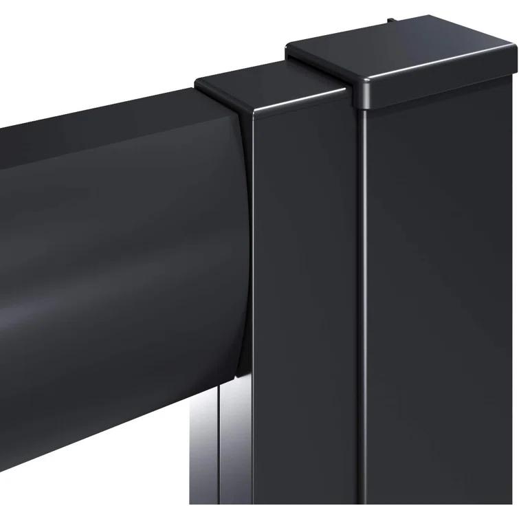 Elegant YJY-BL-343472GD-01 34"D x 34"W x 72"H Framed Square Shower Enclosure with 1/4"Clear Tempered Glass Shower Door