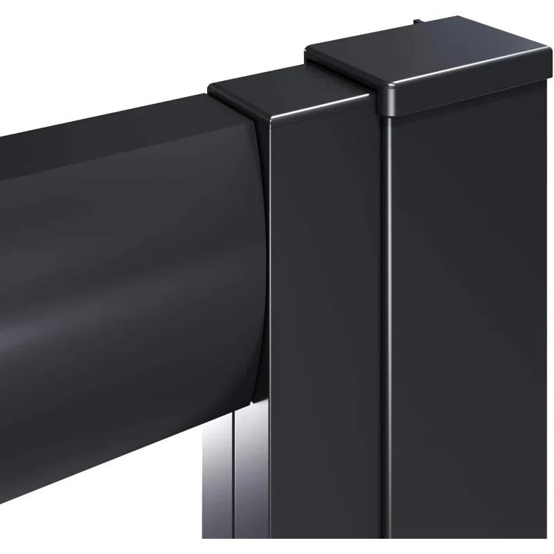 Elegant YJY-BL-343472GD-01 34"D x 34"W x 72"H Framed Square Shower Enclosure with 1/4"Clear Tempered Glass Shower Door