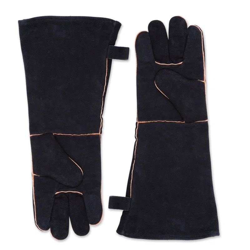 Design Imports Design Imports Leather Oven Glove Set (Set of 2)