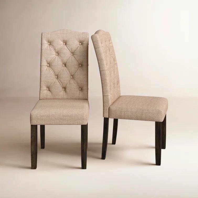 Bianca Tufted Parson Chairs (Set of 2)