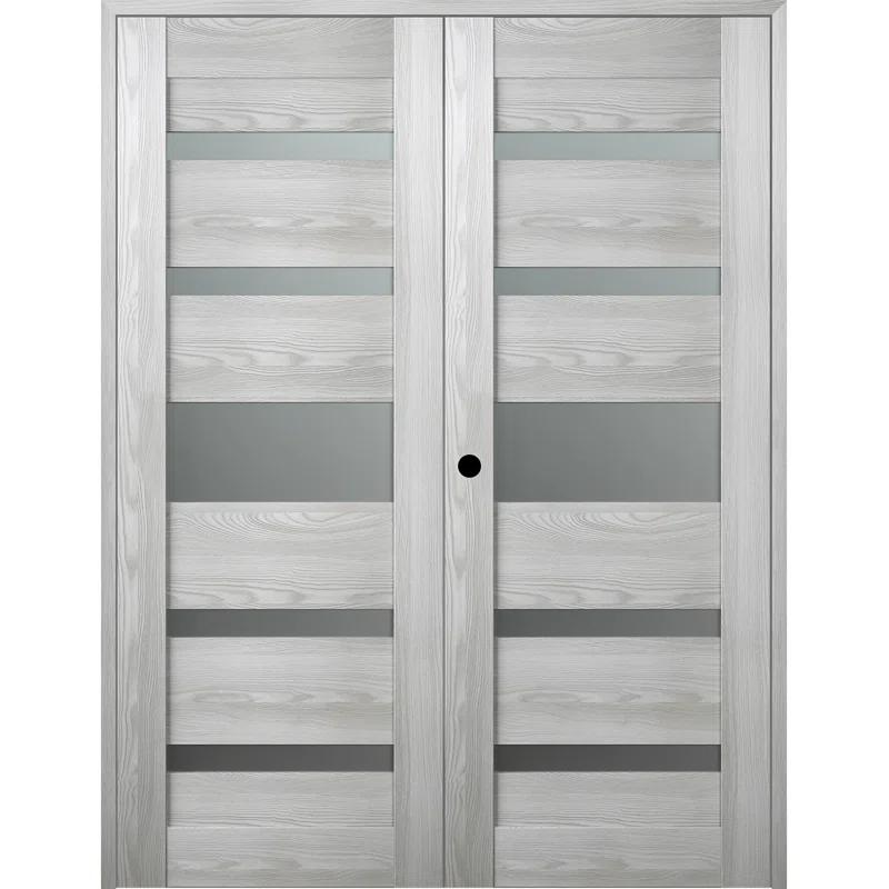 Belldinni Avon 07-05 Solid + Manufactured Wood Paneled French Doors