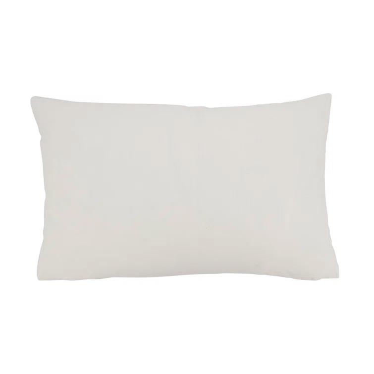 Saro Antelope Collection Linen Throw Pillow