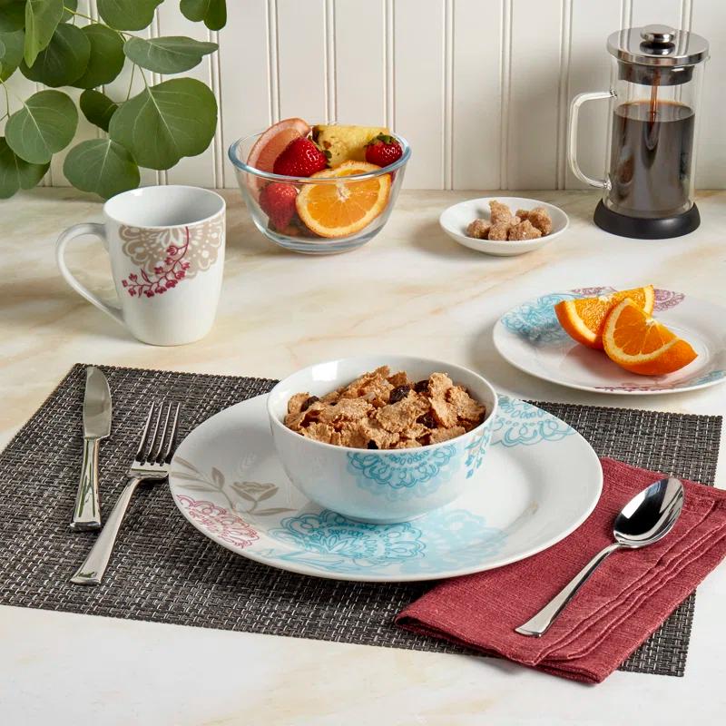 Tabletops Gallery 16 piece Dinnerware Set Emma