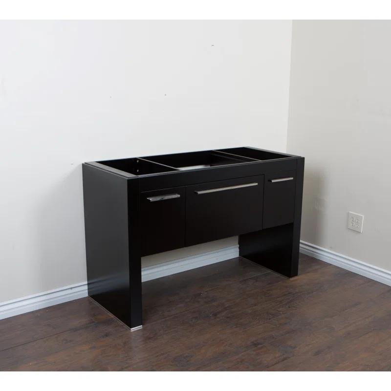 Bellaterra Home 55.3'' Single Bathroom Vanity with Marble Top