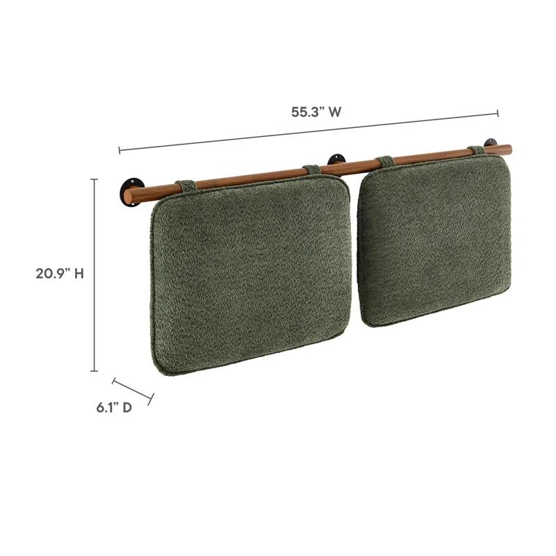 Modway Anela Wall-Mounted Chenille Upholstered Headboard