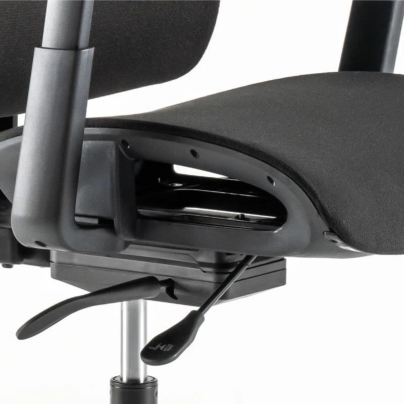 Bush Business Furniture Bush Business Furniture High Back Ergonomic Office Chair With Lumbar Support In Black Fabric, Adjustable Seating For Home And Professional Workspace