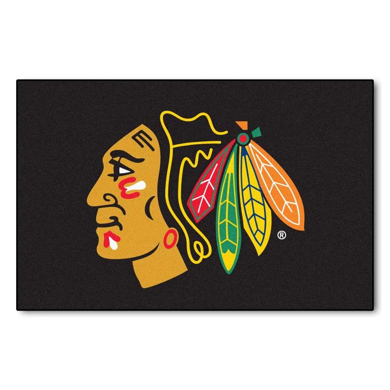 FANMATS NHL and FANMATS Non-Slip Indoor Only Door Mat