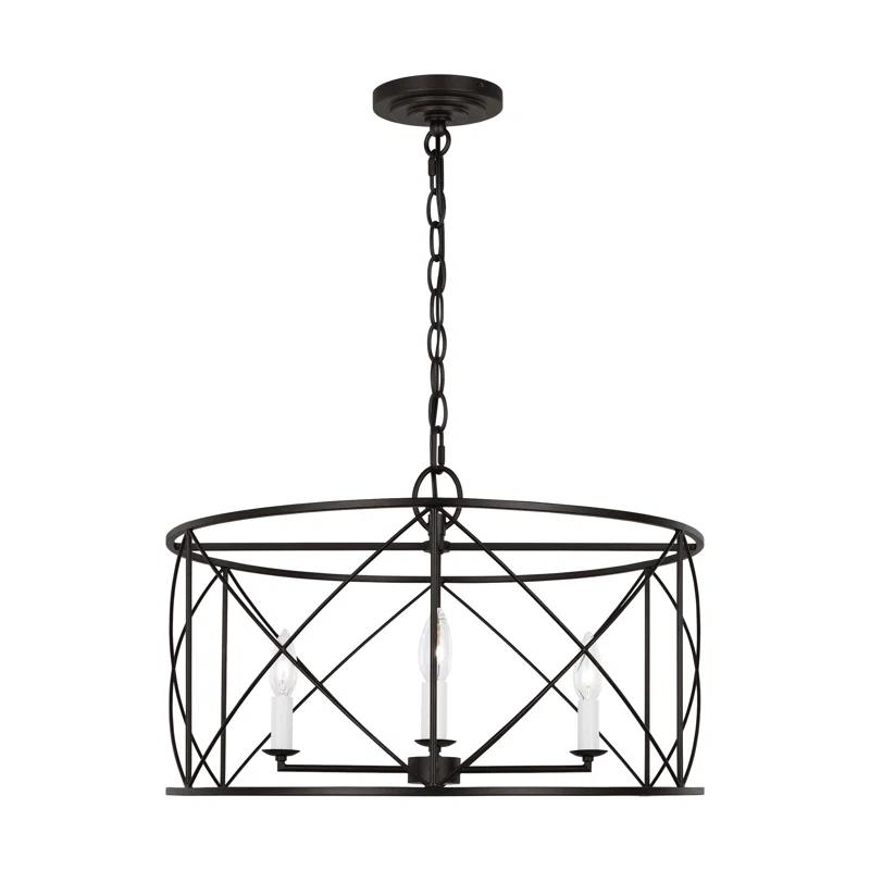 Rosdorf Park Merilou 4 - Light Dimmable Lantern Square / Rectangle Chandelier