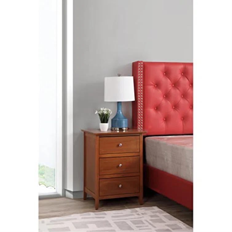 Glory Furniture Daniel Emjay 3 - Drawer Nightstand & Reviews | Wayfair