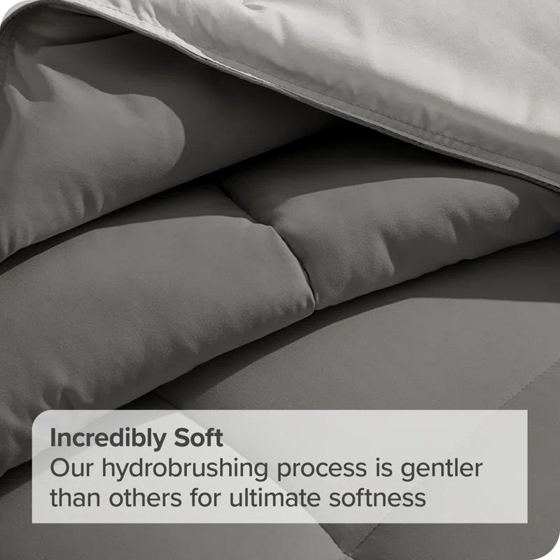Bare Home 1800 Premium Microfiber Reversible Bed-In-A-Bag