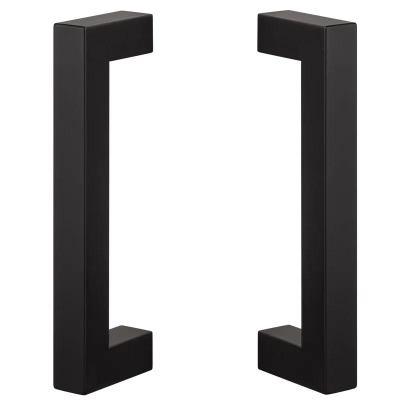 Sure-Loc Hardware Barn Door Handle, 9", Square, 2-sided (Set of 2)