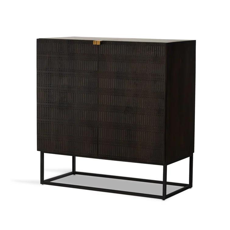 Taro 40'' Solid Wood Bar Cabinet