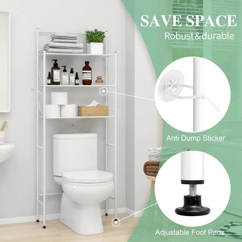 Porcia Metal Freestanding Over The Toilet Storage