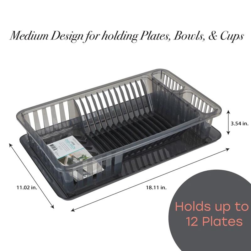 Kitchen Details Plastic In Sink Dish Rack