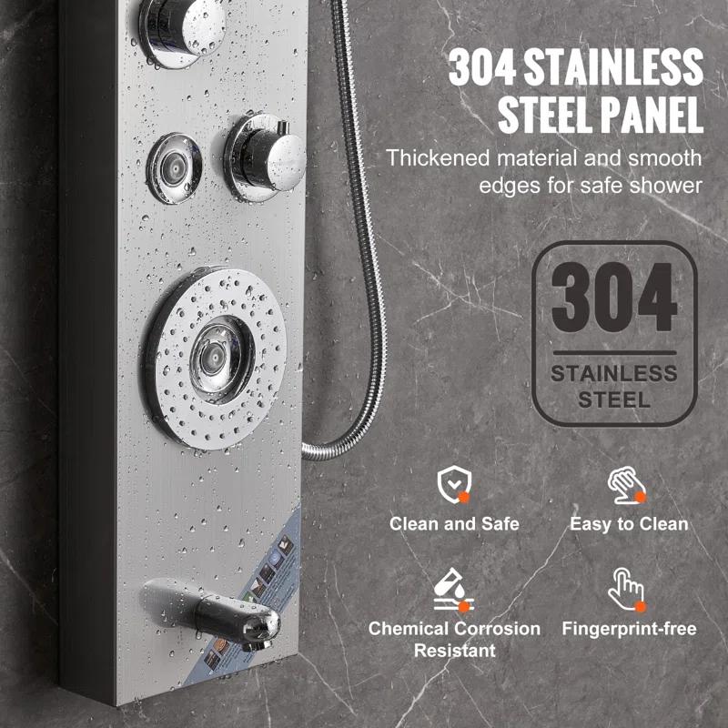 52'' Shower Panel with Handheld Shower Head