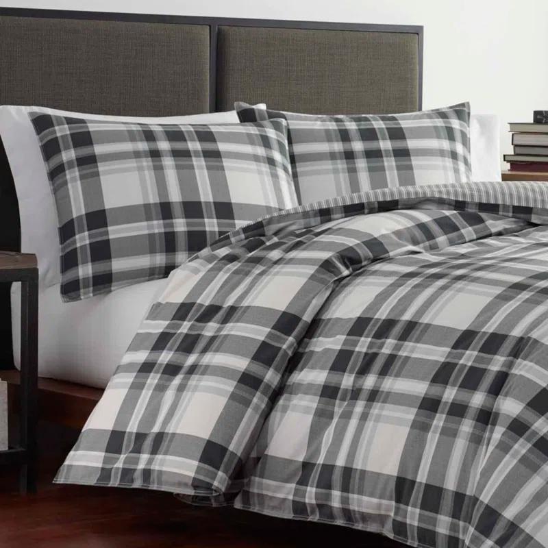 Eddie Bauer Coal Creek Plaid Cotton Comforter Set