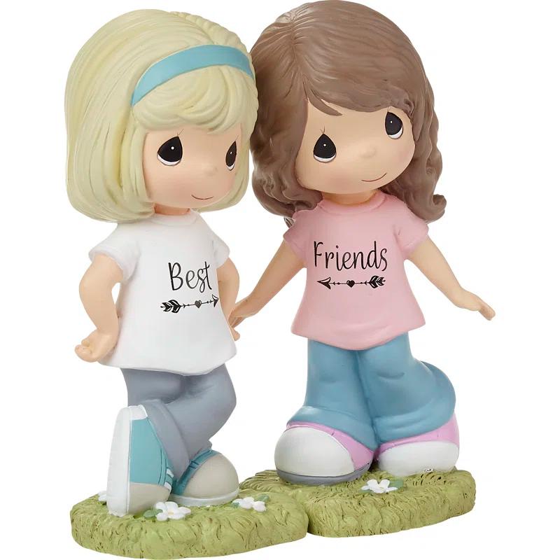 Precious Moments True Friends Are Never Apart 2-Piece Friendship Figurine Set