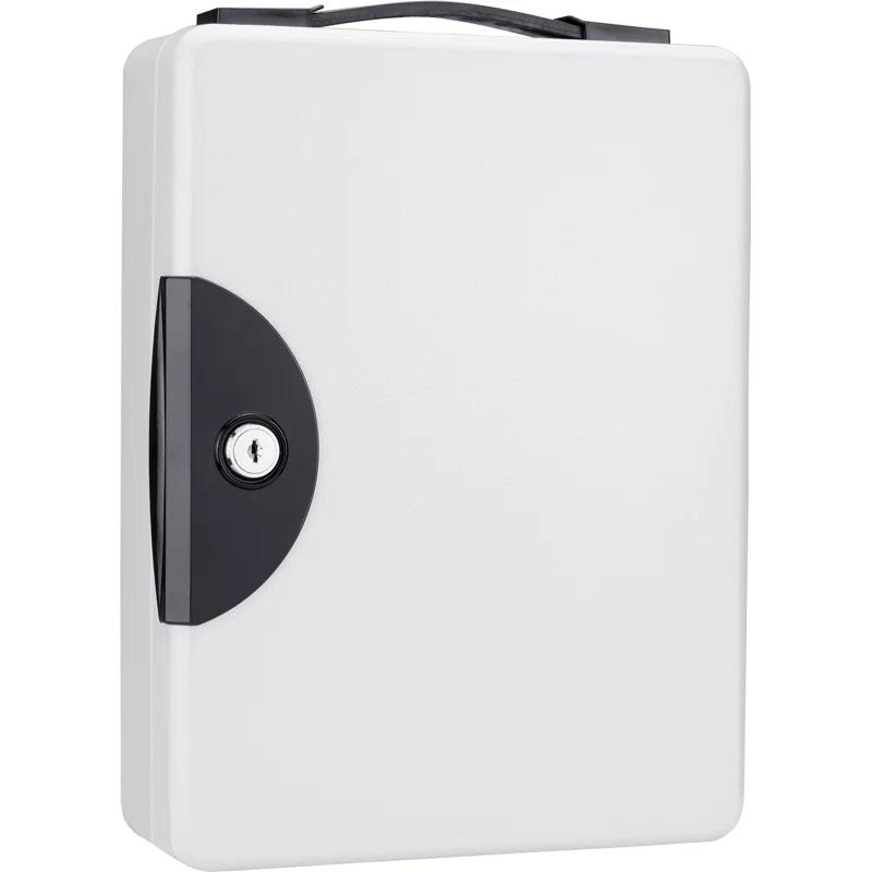 Barska 50 KEY LOCK BOX GREY W/CARRYING HANDLE