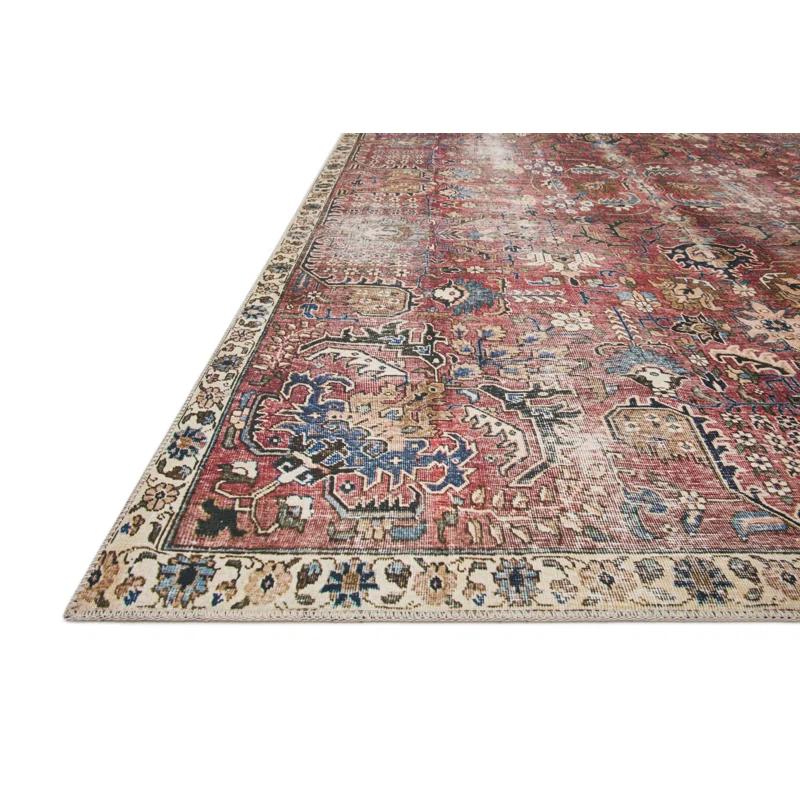 Chris Loves Julia x Loloi Jules Oriental Merlot Rug