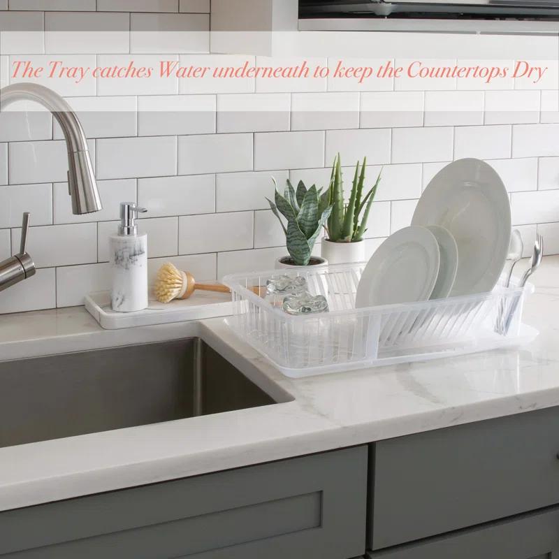 Kitchen Details Plastic In Sink Dish Rack