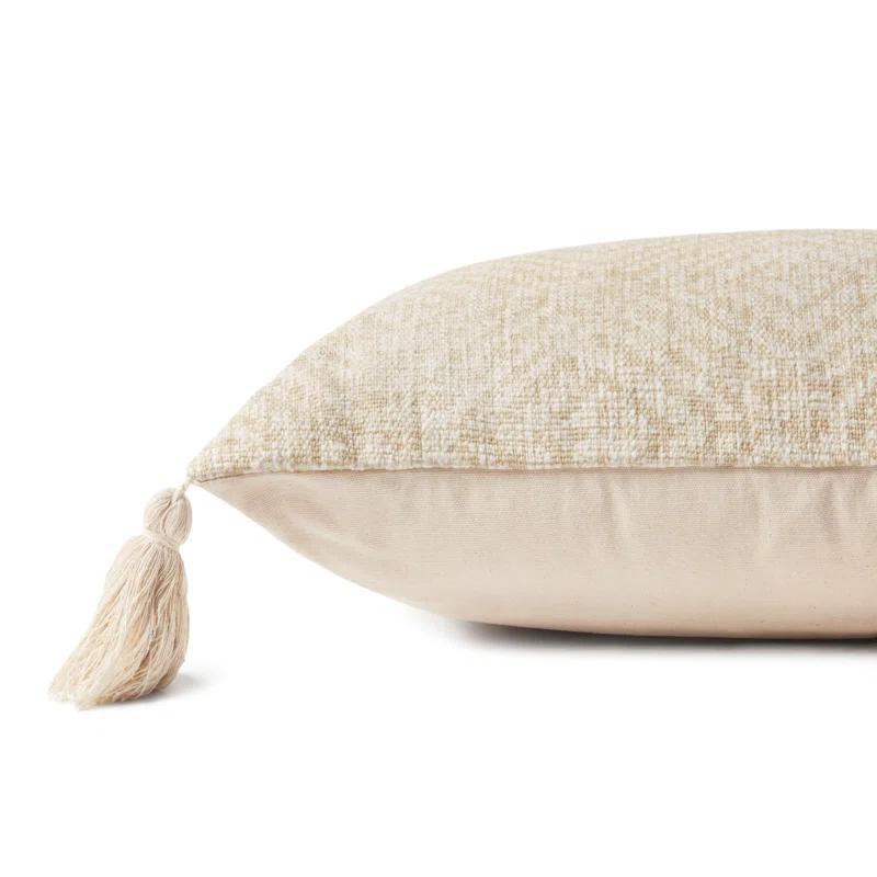 Loloi Rugs Tassels Cotton Throw Pillow