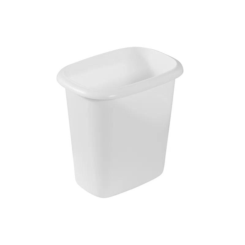 Rubbermaid Commercial Products Plastic Open Waste Basket - 1.5 Gallons (Set of 3)