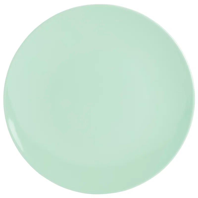 Tabletops Gallery Peacock 12 Piece Melamine Dinnerware Set