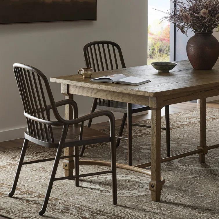 Brenna Dining Chair by Amber Lewis x Four Hands - Drifted Oak
