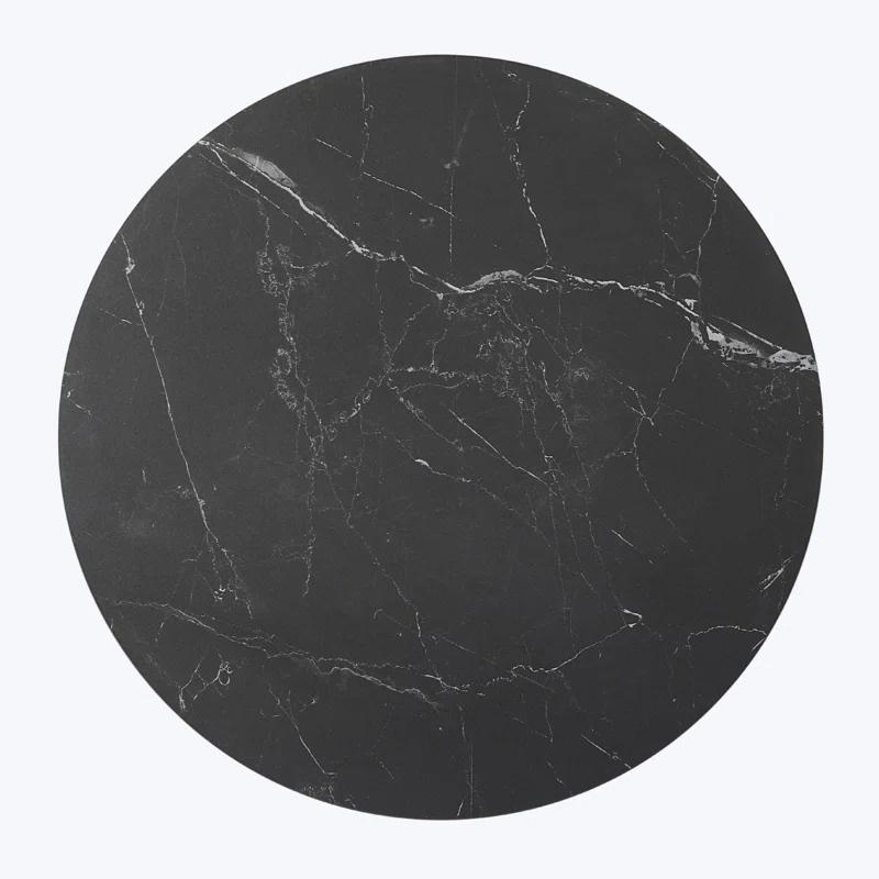 George Oliver 3 Piece Occasional Table Set, Living Room Table Set With Metal Legs & Sintered Stone Top, Modern Coffee Table Set, Nesting Cocktail Table And Side Table And End Table For Living Room Bedroom Balcony