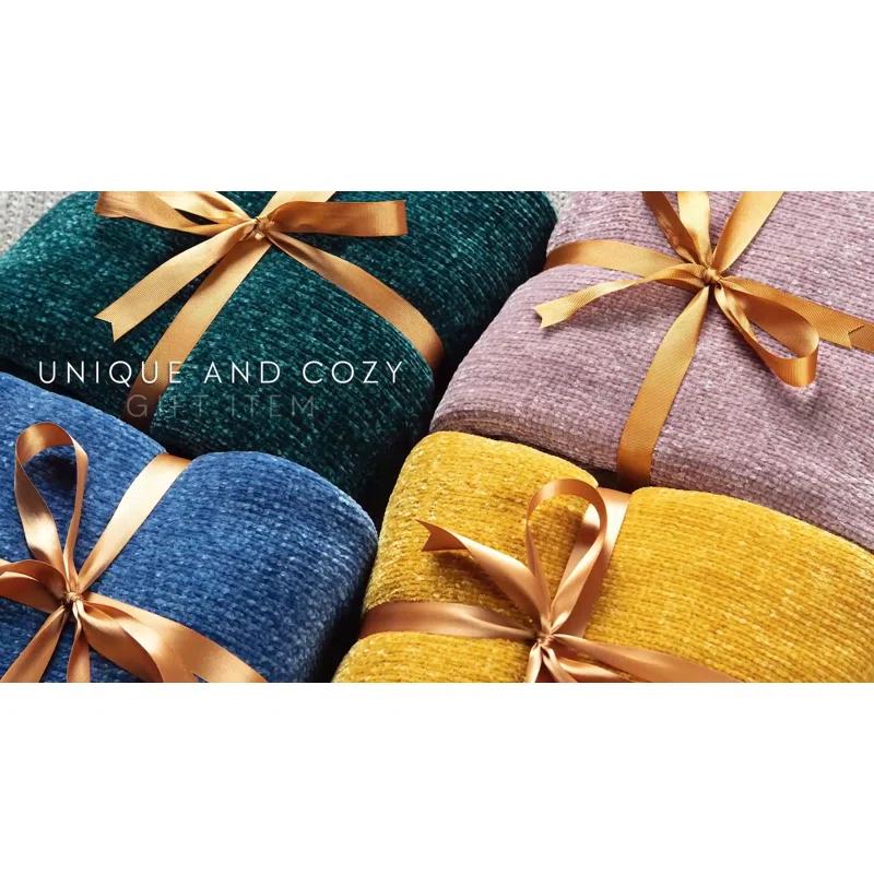 Chanasya Textured Knitted Throw & Reviews | Wayfair