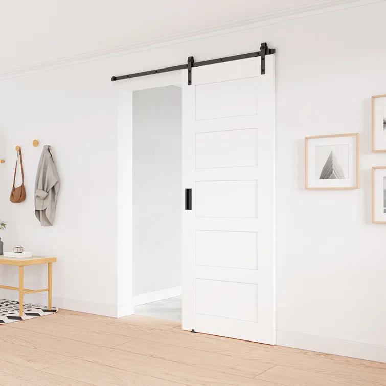 Lazio Antique Sliding Standard Single Track Barn Door Hardware Kit