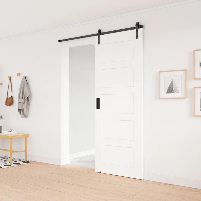 Lazio Antique Sliding Standard Single Track Barn Door Hardware Kit