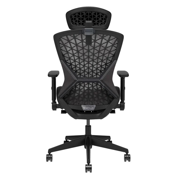Respawn RESPAWN SPIRE Ergonomic Mesh Office Gaming Chair - High Back Home PC Computer Desk Reclining Gaming Chair, Adjustable Armrests, Adjustable Headrest, Knitted Mesh Back, Cooling Gel Seat