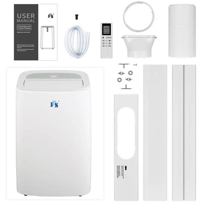 JHS JHS 10,800 BTU DOE Portable Air Conditioner for Home with Dehumidifier for Rooms up to 550 Sq. Ft.