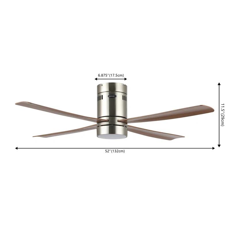 Jonathan Y Theo 52'' Ceiling Fan with LED Lights