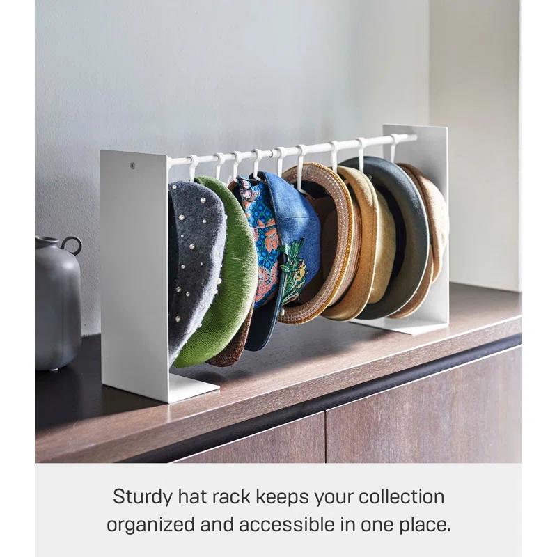 Yamazaki Home Yamazaki Home Hat Hanging Organizer, Steel, Holds 5.5 Lbs, Adjustable