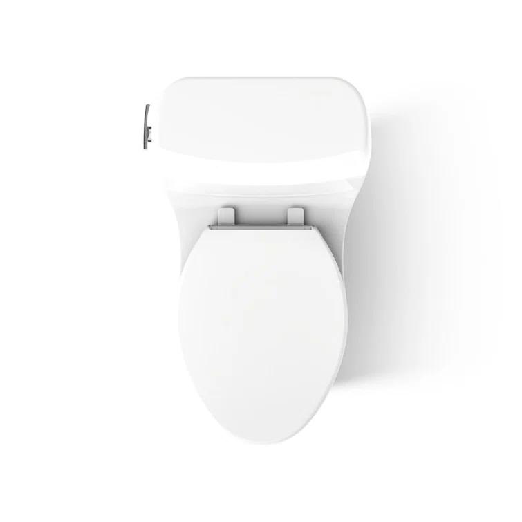 Kohler Santa Rosa Comfort Height One-Piece Compact Elongated 1.28 Gpf Toilet With Revolution 360 Swirl Flushing Technology And Continuousclean St K-30812-0